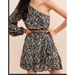 Anthropologie- DOLAN Collection One-Shoulder Lindsay Dress Size XS